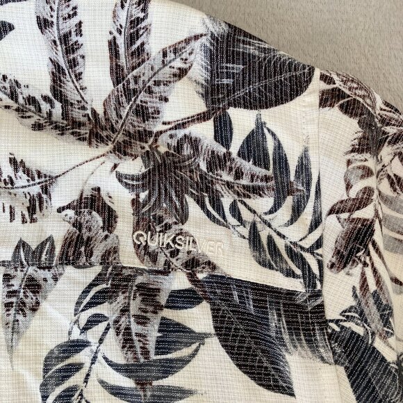 Quiksilver Waterman Collection Men's Button Up Shirt Comfort Fit XXL EUC - Picture 9 of 12